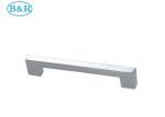 B02 Furniture Fittings Aluminum Alloy Handles Nickel Brushed Hole Distance 160mm