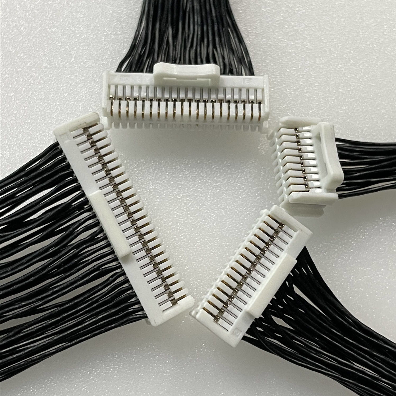 Custom 30 Pin Lvds Cable Assembly DF50S-30DS-1C HRS Connector 1.0mm