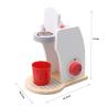 Buy cheap Simulation Coffee Machine Wooden Miniature Kitchen Set For Baby Early Learning from wholesalers