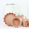 Buy cheap 5 Pcs Non Slip Baby Feeding Silicone Set Waterproof BPA Free For Children from wholesalers