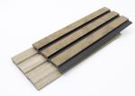 WaterProof Soundproof Fluted PS Wall Panels Easy Installation Wood Plastic