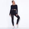 Buy cheap 300gsm Women Activewear Sets With Thumb Hole Gym Mesh Yoga Clothing Sets from wholesalers