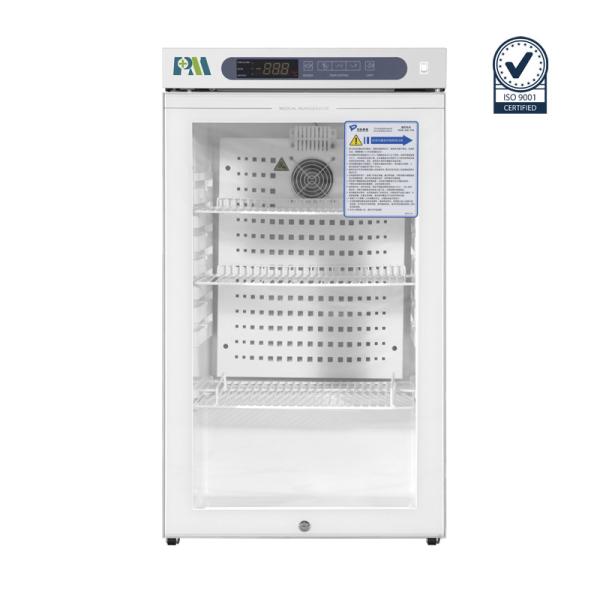 100L Portable Medical Pharmacy Vaccine Fridge Cabinet Glass Door For Drugs Cold