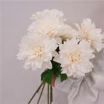 Home simulation dahlia indoor dining table decoration, artificial flower wedding