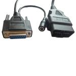 PA66 ABS PVC OBD2 diagnostic cable , Male To Db15 Extension Cable