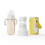 Glass Formula Mixing Baby Bottle 240ml Customized With Silicone Dispenser