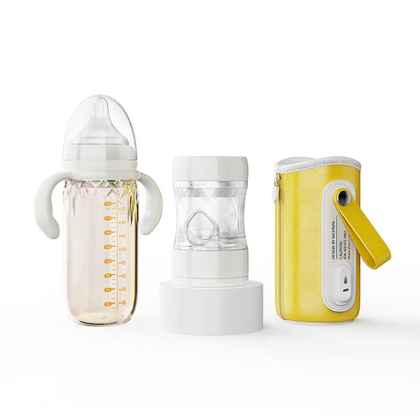 Buy cheap Outdoor Travel Breast Milk Glass Bottle 3 In 1 Home Baby Glass Feeding Bottle from wholesalers