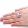 Buy cheap White Gold Blue Chalcedony Damonds Ring Earrings Jewelry Set (GDSET001) from wholesalers