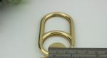 New style luxury bag accessories hardware light gold metal twist locks