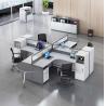 Buy cheap Aluminum Frame Panel/Fabric/Steel Office Desk And Chair Combination from wholesalers