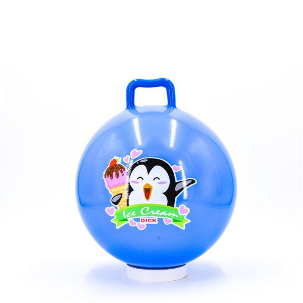 Buy cheap Nontoxic Red Large Bouncy Balls With Handles Odorless Ultralight from wholesalers