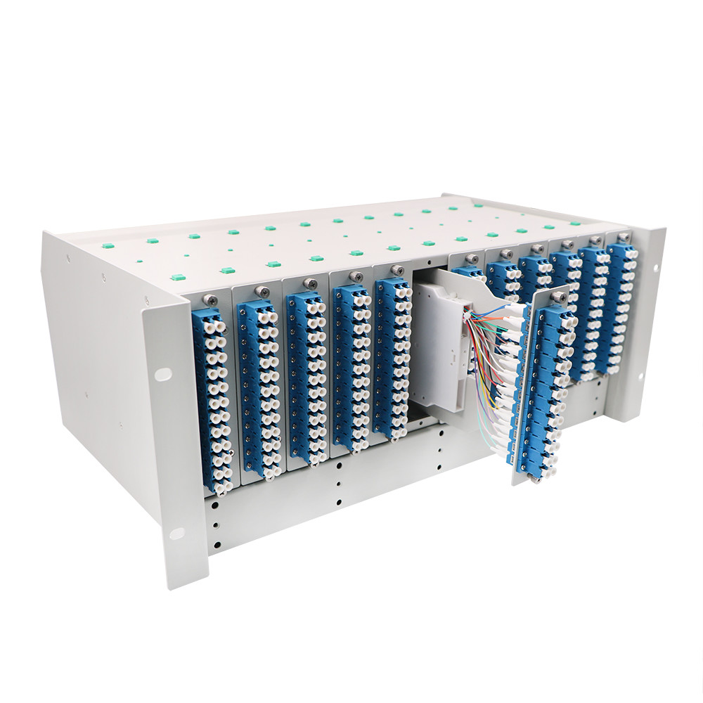 19" Rack Mount 3U 4U 144 Port 288 Core Fiber Optic Patch Panel For Date Center