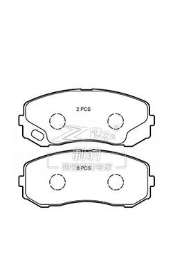 Buy cheap Nissan Civilian Minibus (8-Seater) Front Ceramic Brake Pads D1265 , MK449108 from wholesalers