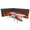 Buy cheap Solid Wood Frame Fabric KTV Modern Sectional Sofa from wholesalers