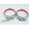 Buy cheap Module Connection Buckle Galvanized Pipe Clamp Flanged 80mm-450mm from wholesalers