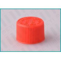Buy cheap 20/410 Red Screw Top CRC Child Resistant Caps Plastic Ribbed Closure product