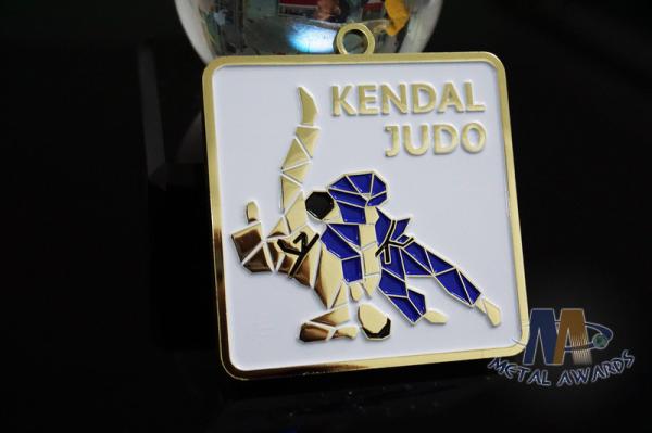 Judo Logo Custom Sports Taekwondo Medals With Gold Silver Copper Plating 60mm