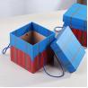 Buy cheap Decorative Cardboard Carton Packaging Boxes With Cotton Rope / PP Rope Handle from wholesalers