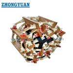 ISO 5489-2008 Wooden Step Marine Embarkation Rope Ladder Marine Outfitting