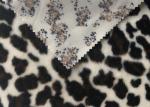 Animal Skin Print Sofa Cover Textile 235gsm Polyester Velvet Fabric