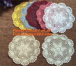 Cotton Vintage Doily Patterns Colored Crochet Doilies Placemats for Wedding