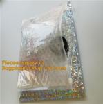 Factory Transparent Cosmetic k clear bubble bags/Hot sale Slider Zipper Bag
