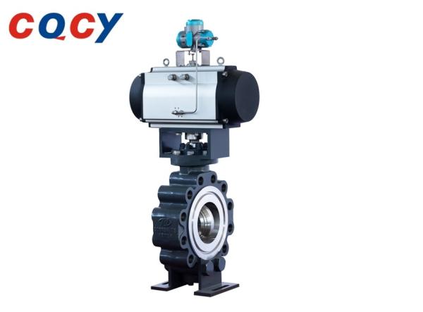 Buy cheap VBJG All Metal Hard Sealed Butterfly Valve -100℃~+550℃ Reliable Seal Pneumatic Butterfly Valve from wholesalers