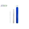 Buy cheap Blue Personalized Stainless Steel Straws , Non Plastic Drinking Straws from wholesalers