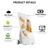 Buy cheap Battery Powered Supply LCD Poster 43 Inch Portable Digital Billboard Advertising Display Screen with Movable Wheels from wholesalers