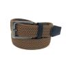 Buy cheap Brown Color Mens Braided Stretch Belts With Zinc Alloy Metal Buckle from wholesalers