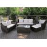Buy cheap YLX-RN-027 Dark Coffee PE Rattan Sofa and Table for outdoor used from wholesalers