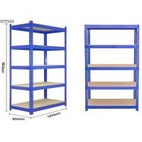 Buy cheap Capacity 50-100 Kgs Warehouse Storage Racking Metal Shelving Optional Color product