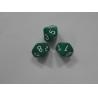 Buy cheap Custom Polyhedral Acrylic Board Game Dice Yellow Blue Green Red Color from wholesalers