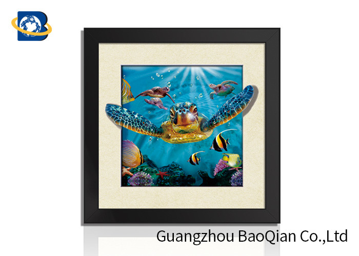Lenticular 5D Pictures UV CMYK Printing Anti - Scratch For Office / Galary Decoration