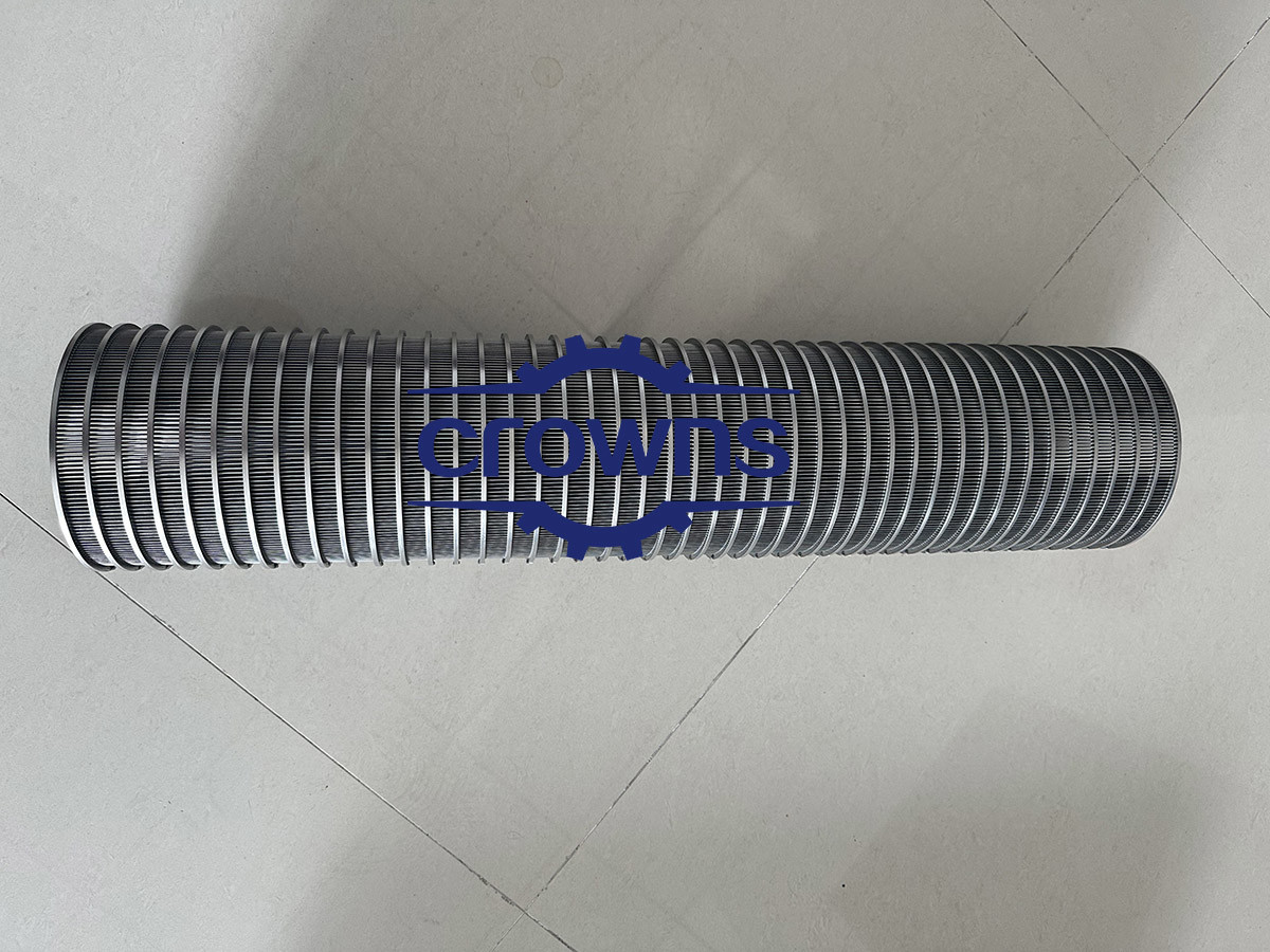 316 316L stainless steel thread adapter connection wedge wire screen filter cartridge wedge wire sreen pipe