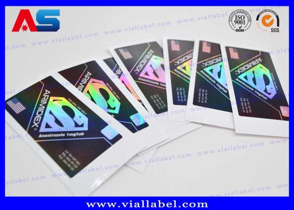 Buy cheap Hologram Strong Adhesive Labels 10ML Vials Printed Free Design from wholesalers