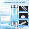 Buy cheap Wholesale Best Selling SPE PEM USB Rechargeable Portable H2 Rich Hydrogen Generator Glass Water Thermos Bottle from wholesalers