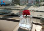 Waterproof Acrylic Planter Box , Gifts Clear Acrylic Storage Boxes With Lid