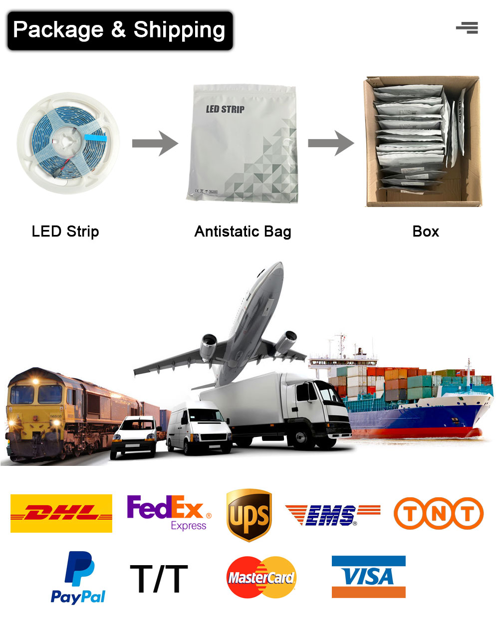 24V Input Voltage LED Light Transformer IP67 Waterproof for Outdoor 60W 200W 400W 500W