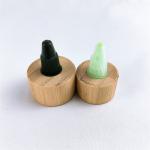 24/410 28/410 Disc Top Caps with Bamboo Collar for Lotion and Cosmetics