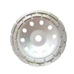 Double Row Diamond Cup Wheel , Durable Metal Bond Diamond Wheel