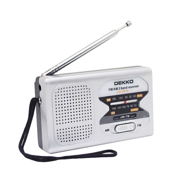 Buy cheap Emergency Situations Support Stereo Portable Radio with 2 AA Batteries and Earphone from wholesalers