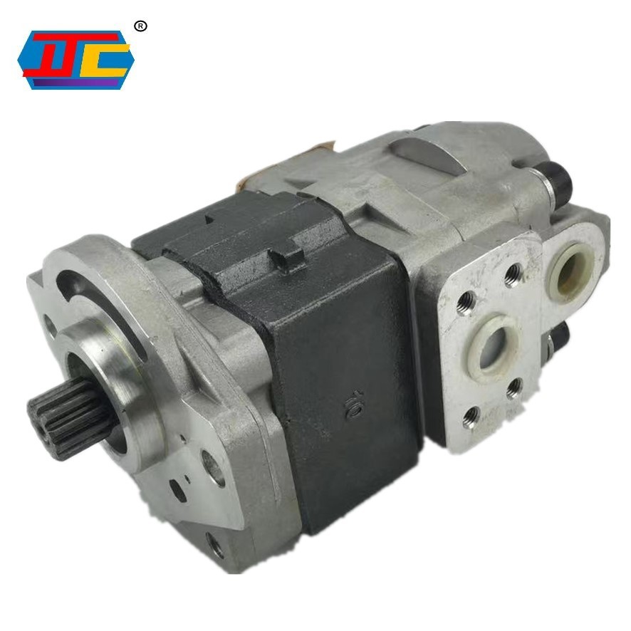 E70B Excavator Hydraulic Gear Pump A10V43 Composed With Two Gears
