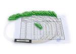 SC APC 1x16 Mini Steel Tube Splitter Fiber Optical G657A1