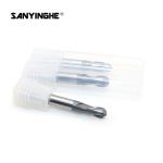 4 Flute Ballnose Spiral Solid Carbide End Mills Cnc Router Bits 5mm 10mm Milling