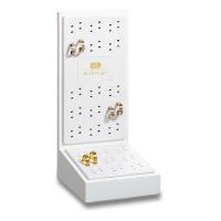 Buy cheap Vertical Design White Acrylic Ring Display Ring Exhibitor Stand for Jewelry Fair product