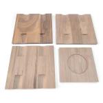 ±0.1mm Customized Wood Turning Lathe Parts Furniture Machined Parts