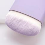 OEM Synthetic Single Purple Brushes 40g Flat Edge Makeup Brush Synthetic Hair