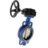 Buy cheap Ductile Iron Wafer Type Butterfly Valve Gearbox SS Disc from wholesalers