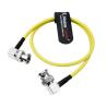 Buy cheap Alvin's Cables 12G SDI Flexible Coaxial Cable BNC Male to Male Right Angle for RED Komodo| Atomos Monitor 75 Ohm Shielded Cable for 4K Video Camera, from wholesalers